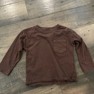 Zara Brown Kids Long Sleeve Shirt